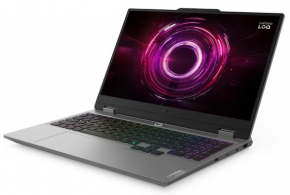 Ноутбук Lenovo LOQ 15AHP10 (83JG003EPB) (15.6 &amp;quot;, Ryzen 7 250 3.3 ГГц, 8 ядер, 16 Гб DDR5, 512 Гб SSD, GeForce RTX 5050, Windows 11 Home), Серый в Пензе