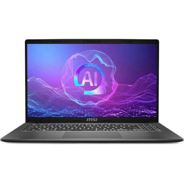 Ноутбук MSI Modern A15 AI+ F3HMG-040XRU (15.6&amp;quot;, IPS, AMD Ryzen AI 5 330 2ГГц, 4-ядерный, 16ГБ DDR5, 512ГБ SSD, AMD Radeon 820M, без ОС), серый в Пензе