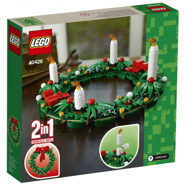Конструктор LEGO 40426 Сувенирный набор «Рождественский венок» 2 в 1 в Пензе