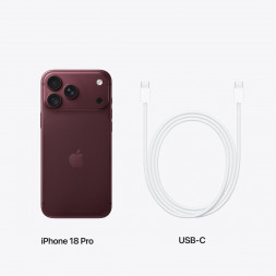 Смартфон Apple iPhone 18 Pro 512GB (SIM + eSIM), Burgundy