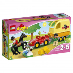 Конструктор LEGO DUPLO Town 10807 Трейлер для лошадок