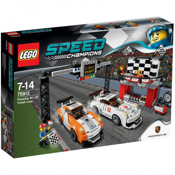 Конструктор LEGO Speed Champions 75912 Финишная линия гонки Porsche 911 GT в Пензе