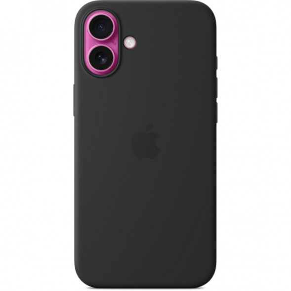 Чехол Apple для iPhone 16 Plus Silicone MagSafe, черный (MYY93ZM/A) в Пензе