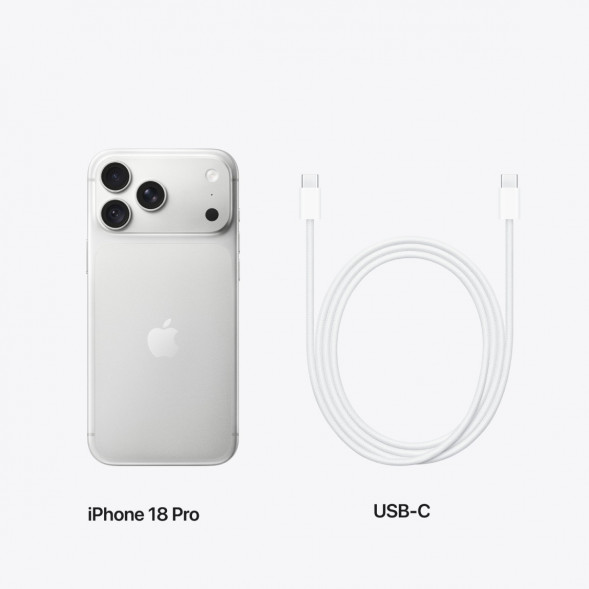 Смартфон Apple iPhone 18 Pro 2TB (SIM + eSIM), Silver в Пензе