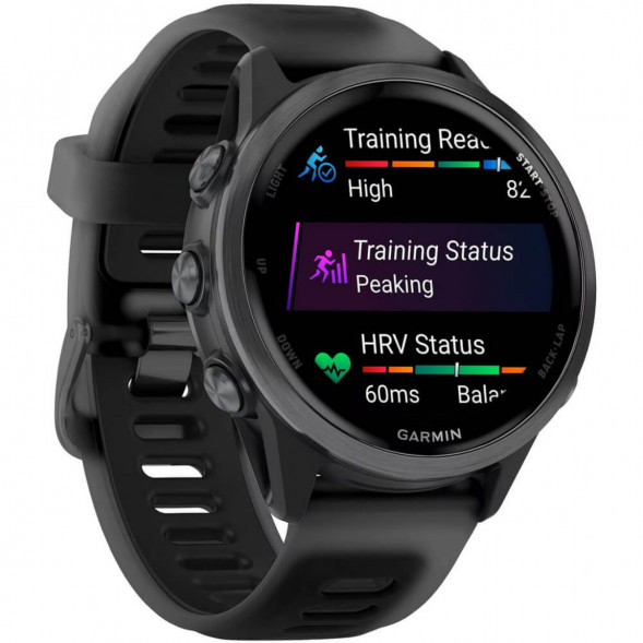 Умные часы Garmin Forerunner 570 42 мм Slate Grey Aluminium/Translucent Black 010-02970-00 в Пензе