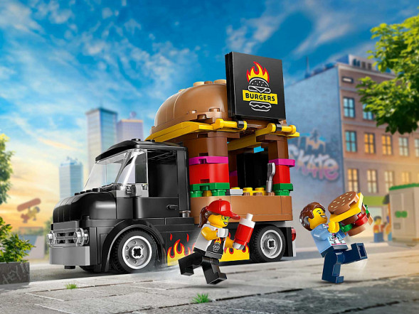 Конструктор LEGO City 60404 Бургерная на колесах в Пензе