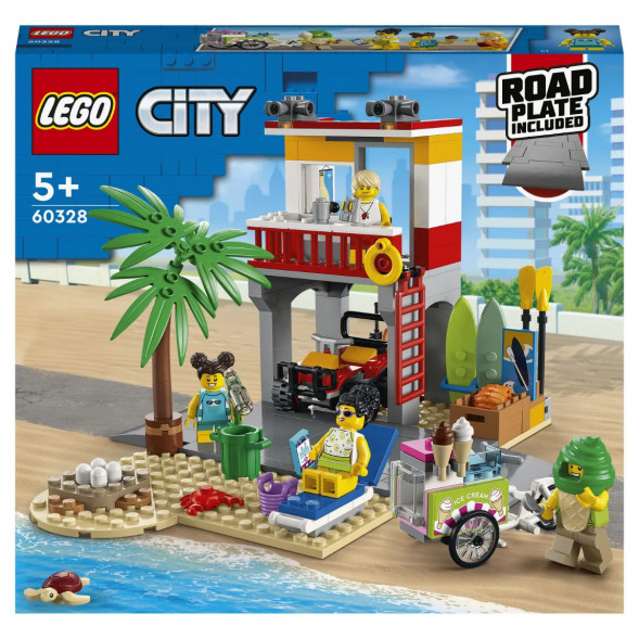 Конструктор LEGO City 60328 Пост спасателей на пляже в Пензе