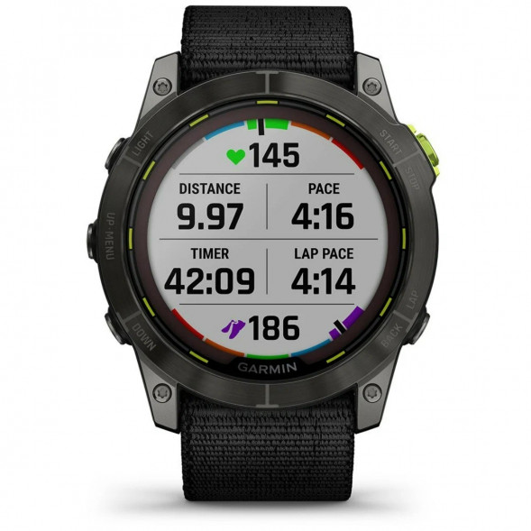 Умные часы Garmin Enduro 2 угольно-серый DLC титановый с нейлоновым ремешком UltraFit 010-02754-01 в Пензе