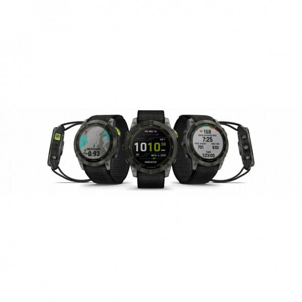 Умные часы Garmin Enduro 2 угольно-серый DLC титановый с нейлоновым ремешком UltraFit 010-02754-01 в Пензе
