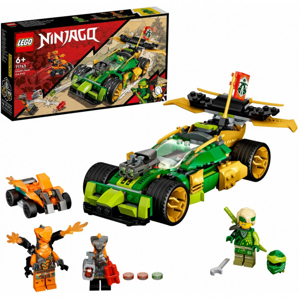 Конструктор LEGO Ninjago 71763 Гоночный автомобиль ЭВО Ллойда в Пензе