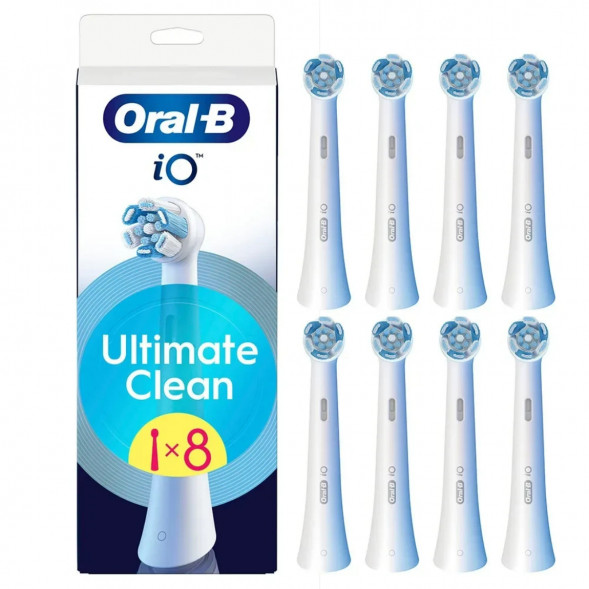 Сменные насадки Oral-B iO Series Ultimate Clean 360, 8 шт., белый в Пензе