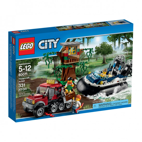 Конструктор LEGO City 60071 Полицейский корабль на воздушной подушке в Пензе