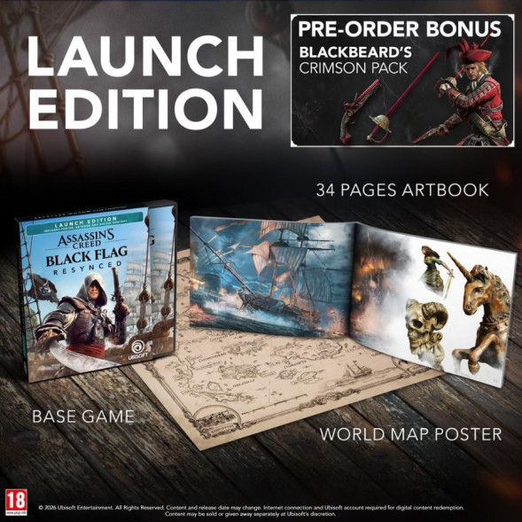 Игра Assassin&amp;#039;s Creed: Black Flag Resynced. Launch Edition [PS5, русские субтитры] в Пензе