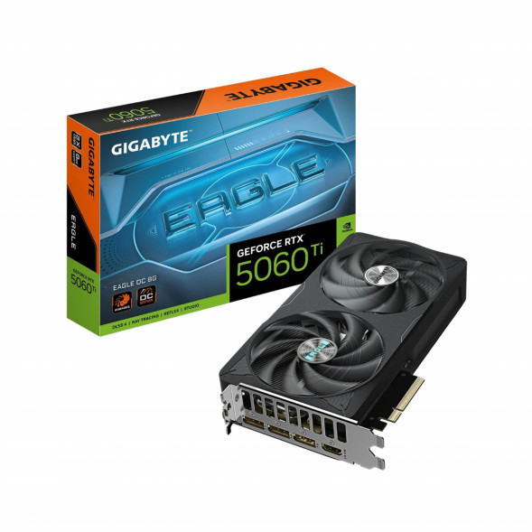 Видеокарта GIGABYTE GeForce RTX 5060 TI EAGLE OC 8G (GV-N506TEAGLE OC-8GD) в Пензе