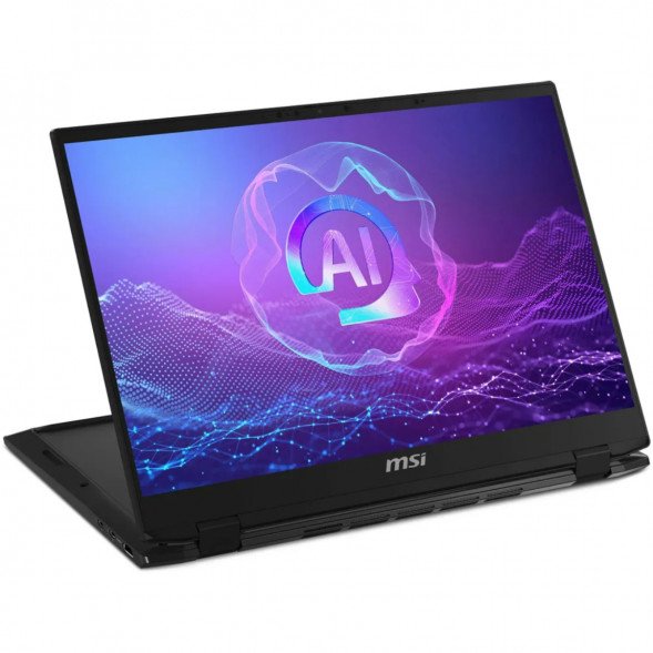 Ноутбук трансформер MSI Summit 16 AI Evo A2HMTG-057RU (16&amp;quot;, IPS, Intel Core Ultra 7 255H 2ГГц, 16 ядер, 16ГБ LPDDR5, 1ТБ SSD, Intel Arc 140T, Windows 11 Home), черный в Пензе
