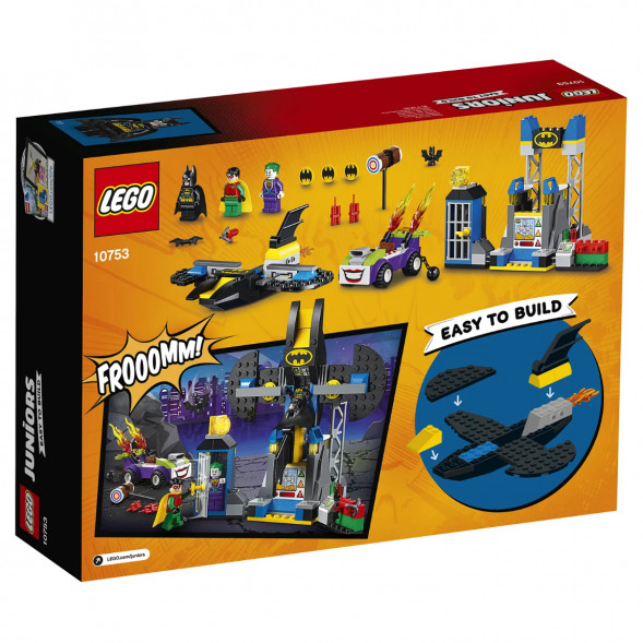 Конструктор LEGO Juniors 10753 Нападение Джокера на Бэтпещеру в Пензе