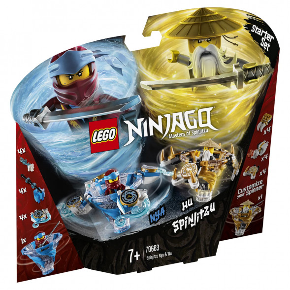 Конструктор LEGO Ninjago 70663 Ния и Ву: мастера Кружитцу в Пензе