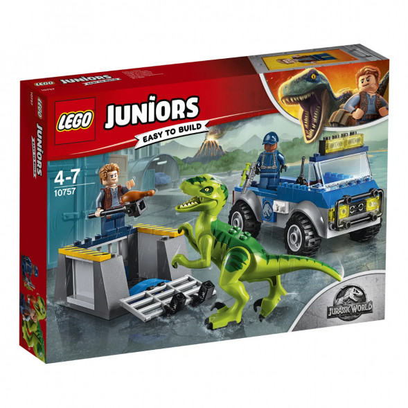 Конструктор LEGO Juniors 10757 Грузовик спасателей для перевозки раптора в Пензе